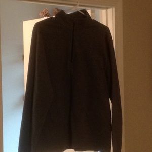Grey fleece jacket